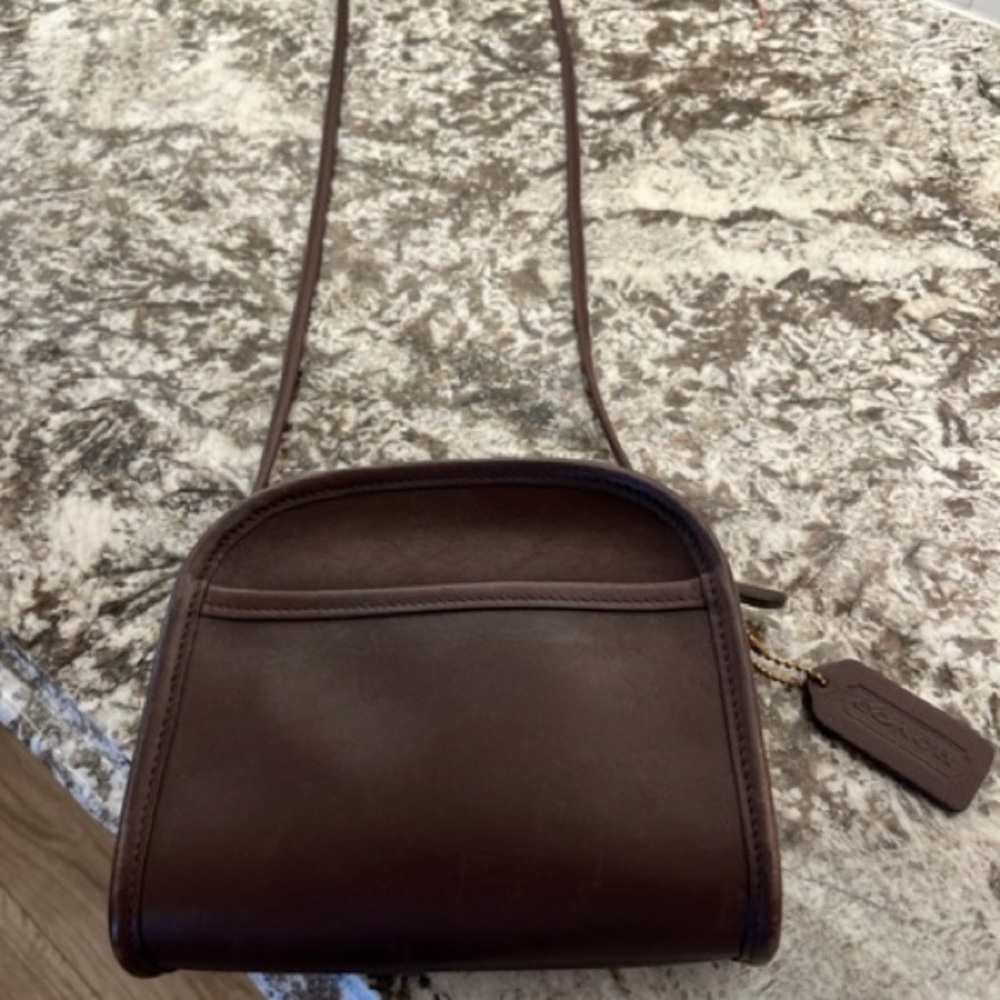 Coach leather mini bag